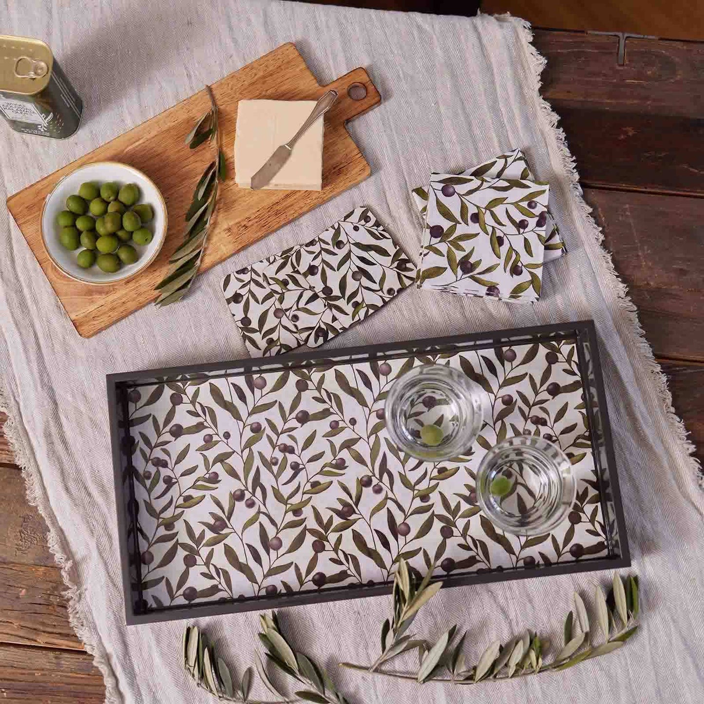 OLIVES Paper Napkins, Pack of 20