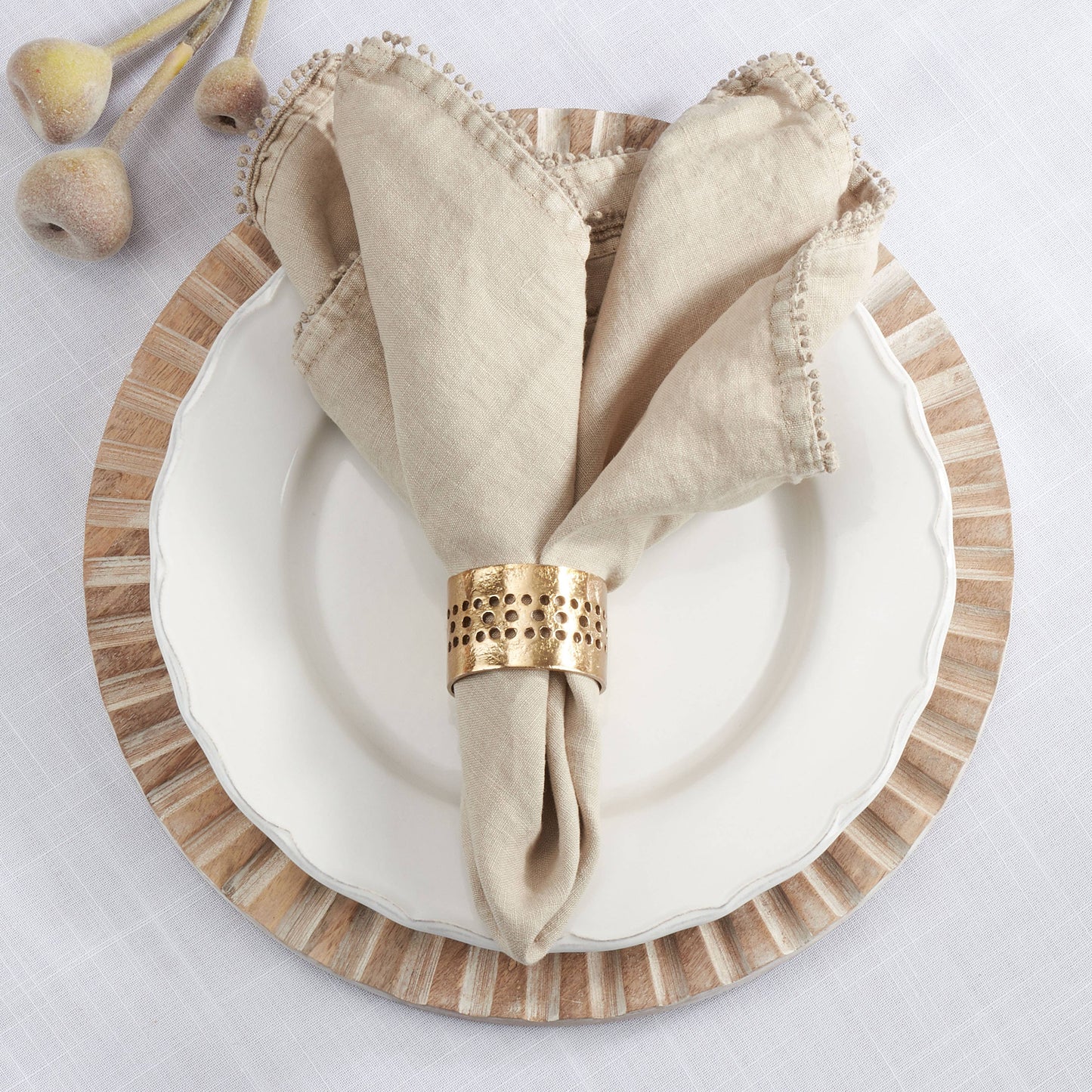 Hole Punched Napkin Ring