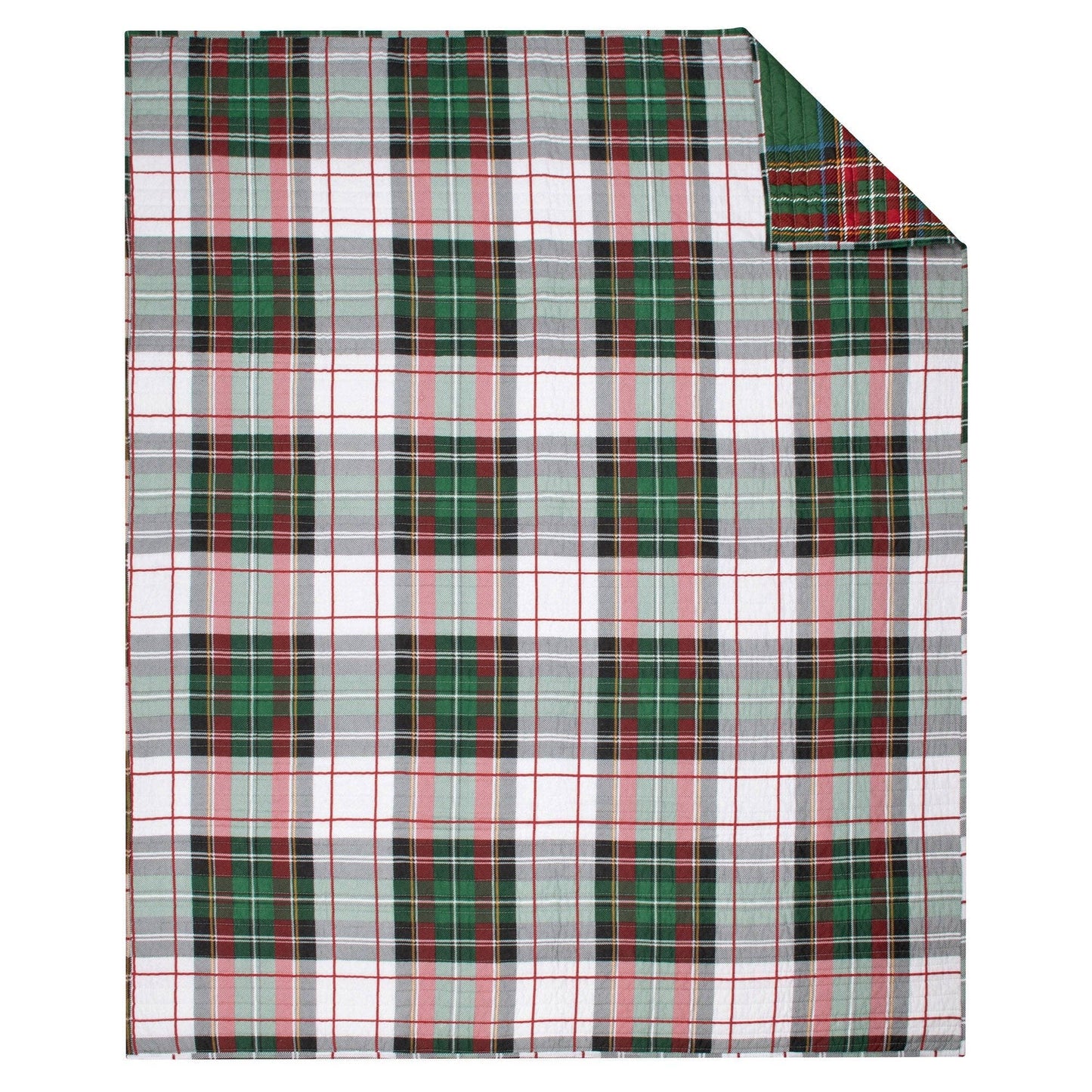 Spencer Plaid Quilted Throw